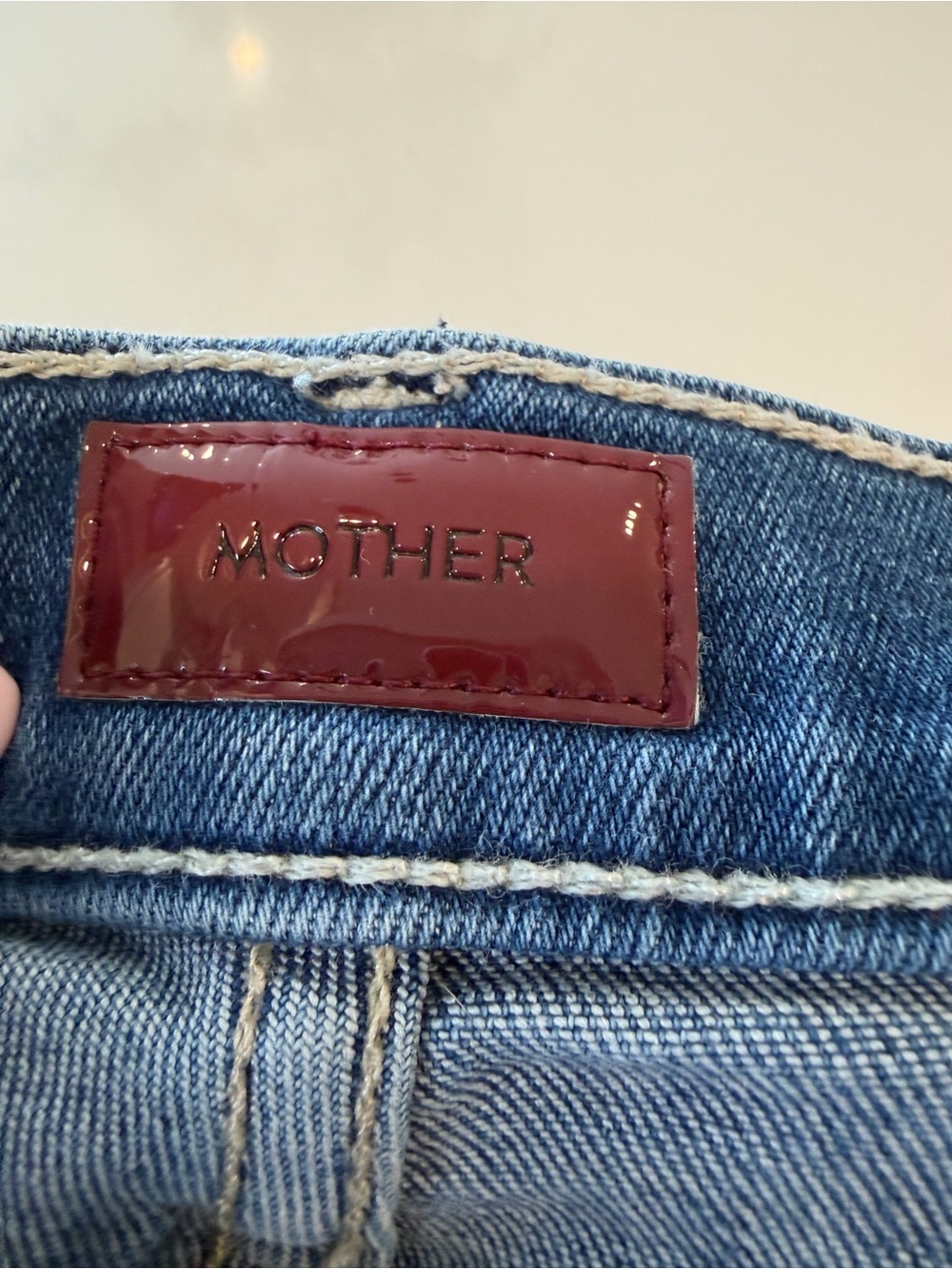 Mother The Pixie Rider Ankle High Rise Button-Fly Women's Jeans - Picture 10 of 13